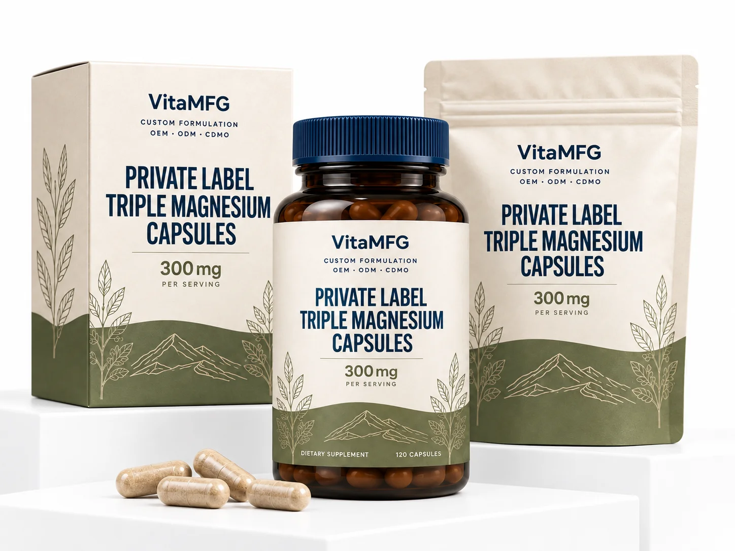 Transparent Magnesium Complex Capsules